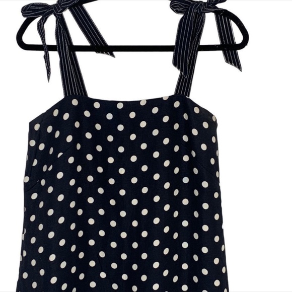 J. Crew Polka Dot Shoulder Tie Mini Dress | Size 4 - Picture 5 of 7